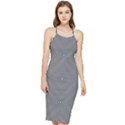 Abstract Diagonal Stripe Pattern Seamless Bodycon Cross Back Summer Dress View1