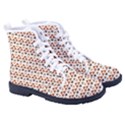 Geometric Tribal Pattern Design Women s High-Top Canvas Sneakers View3