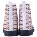 Geometric Tribal Pattern Design Women s High-Top Canvas Sneakers View4