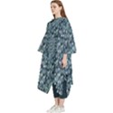 Blue Paisley Women s Hooded Rain Ponchos View2