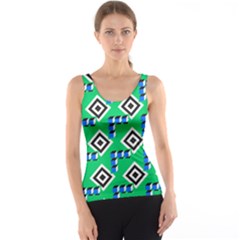 Beauitiful Geometry Women s Basic Tank Top