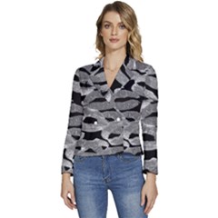 Fyl Women s Long Sleeve Revers Collar Cropped Jacket