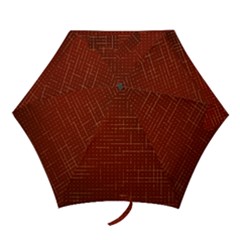 Grid Background Pattern Wallpaper Mini Folding Umbrellas