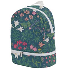 Spring Small Flowers Zip Bottom Backpack by AlexandrouPrints