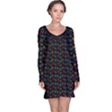 Background Ornamental Pattern Long Sleeve Nightdress View1