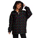 Background Ornamental Pattern Women s Ski and Snowboard Waterproof Breathable Jacket View1