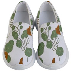 Nasturtium Flower Plant Leaves Kids Lightweight Slip Ons