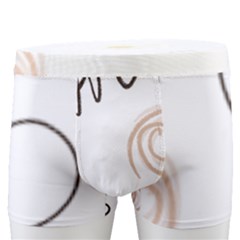 Seamless Pattern Coffee Text Men s Boxer Briefs