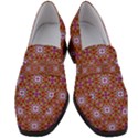 Illustrations Background Pattern Mandala Seamless Women s Chunky Heel Loafers View1