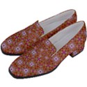Illustrations Background Pattern Mandala Seamless Women s Chunky Heel Loafers View2