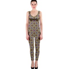 Art Illustrations Background Pattern Mandala Seamless One Piece Catsuit