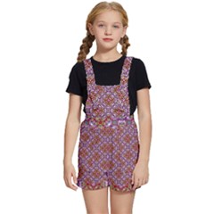 Pattern Mandala Seamless Kids  Short Overalls