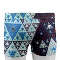 Fractal Triangle Geometric Abstract Pattern Men s Boxer Briefs View4