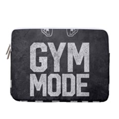 Gym Mode 15  Vertical Laptop Sleeve Case With Pocket by Store67