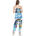 super bluey Sleeveless Tie Ankle Chiffon Jumpsuit View2