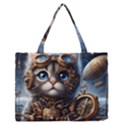 Maine Coon Explorer Zipper Medium Tote Bag View1