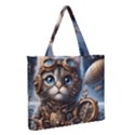 Maine Coon Explorer Zipper Medium Tote Bag View2