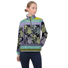 5037 Ericksays Women s Half Zip Windbreaker 