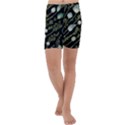 Sea Weed Salt Water Kids  Lightweight Velour Capri Yoga Leggings View1