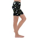 Sea Weed Salt Water Kids  Lightweight Velour Capri Yoga Leggings View3
