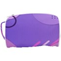 Colorful Labstract Wallpaper Theme Toiletries Pouch View3
