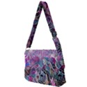 Pink Swirls Flow Full Print Messenger Bag (S) View2