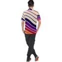 Angles Design Pattern Retro Men s Polo T-Shirt View2