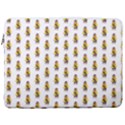 Teddy Pattern 17  Vertical Laptop Sleeve Case With Pocket View1