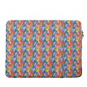 Abstract Pattern 15  Vertical Laptop Sleeve Case With Pocket View2