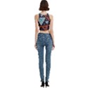 Fractal Triangle Geometric Abstract Pattern Cut Out Top View4