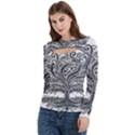 Acdc2086-9c8c-467c-aa42-5020abd8604b Women s Cut Out Long Sleeve T-Shirt View2