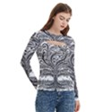 Acdc2086-9c8c-467c-aa42-5020abd8604b Women s Cut Out Long Sleeve T-Shirt View3