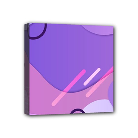 Colorful Labstract Wallpaper Theme Mini Canvas 4  X 4  (stretched)