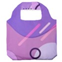 Colorful Labstract Wallpaper Theme Premium Foldable Grocery Recycle Bag View1