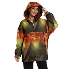 Pyramids Egypt Monument Landmark Sunrise Sunset Egyptian Women s Ski And Snowboard Waterproof Breathable Jacket