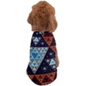 Fractal Triangle Geometric Abstract Pattern Dog T-Shirt View2
