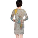 Vintage World Map Long Sleeve Nightdress View2