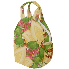 Pattern Texture Leaves Travel Backpack