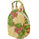 Pattern Texture Leaves Travel Backpack View1