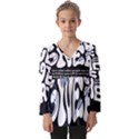 1716746617315 1716746545881 Kids  V Neck Casual Top View1
