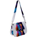 Wild cat Saddle Handbag View1