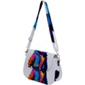 Wild cat Saddle Handbag View2