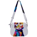 Wild cat Saddle Handbag View3
