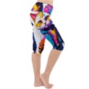Wild cat Lightweight Velour Cropped Yoga Leggings View3