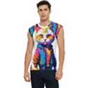 Wild cat Men s Raglan Cap Sleeve T-Shirt View1