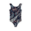 Paisley Print Musical Notes7 Kids  Frill Swimsuit View1