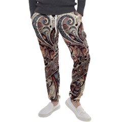 Paisley Print Musical Notes5 Men s Jogger Sweatpants