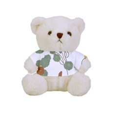 Nasturtium Flowers Plant Leaves Full Print Tee For Cuddly Teddy Bear