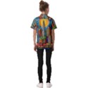 City New York Nyc Skyscraper Skyline Downtown Night Business Urban Travel Landmark Building Architec Kids  Short Sleeve Shirt View2