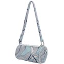 Tropical Flower Seamless Pattern Mini Cylinder Bag View1
